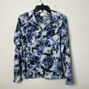 Columbia Artic Air Printed Quarter Zip Fleece Pullover NWT